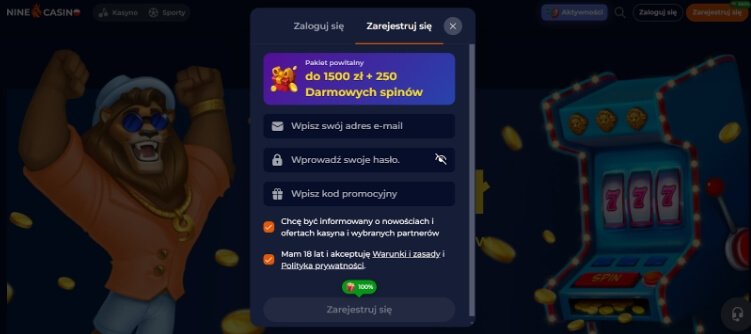 20 darmowych spinow bez depozytu